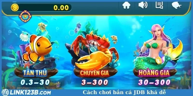 Cách chơi bắn cá JDB khá dễ
