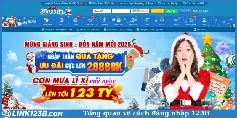 Tổng quan về cách đăng nhập 123B