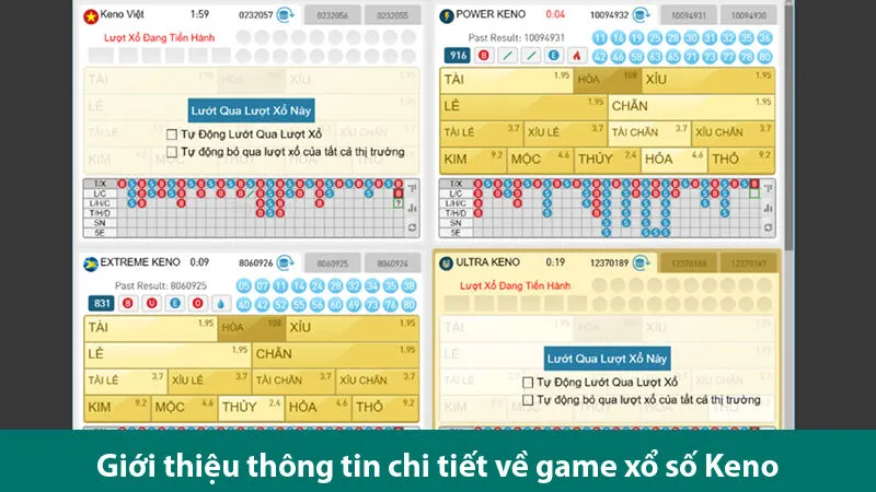 Nguyên tắc và cách chơi game xổ số Keno chắc thắng cho cược thủ tham khảo