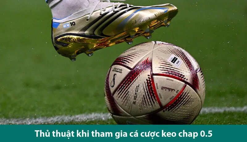 Cách chơi kèo chấp 0.5 hiệu quả với thủ thuật từ chuyên gia cá cược