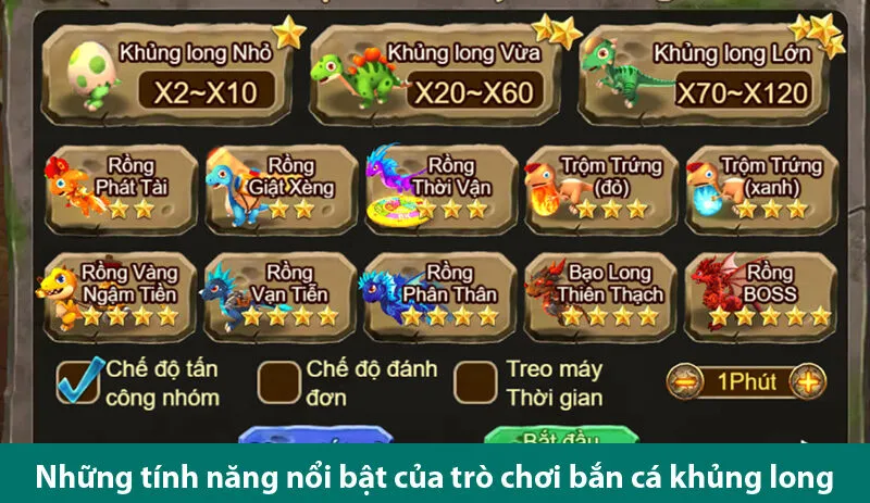 Chiến thuật bắn Boss nhận thưởng khủng trong game thợ săn Khủng Long