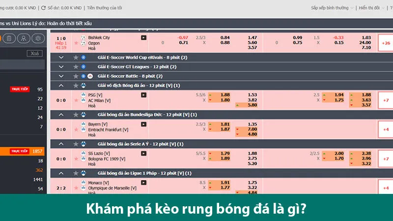Tìm hiểu các đặc điểm, cách chơi và kinh nghiệm chơi kèo rung hiệu quả 