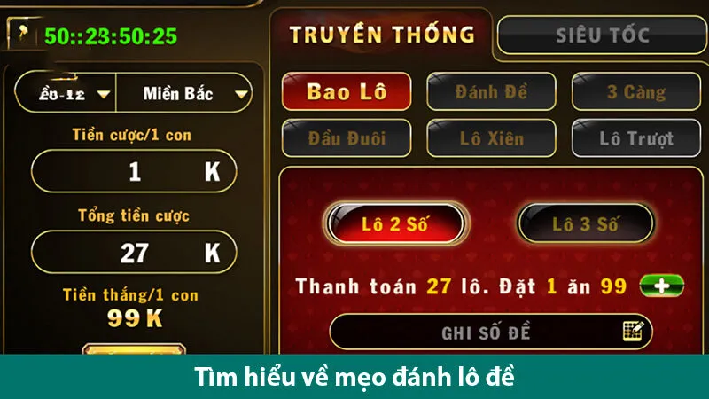 Mẹo đánh lô đề bao trúng: Bí quyết từ chuyên gia giúp bạn chinh phục các con số