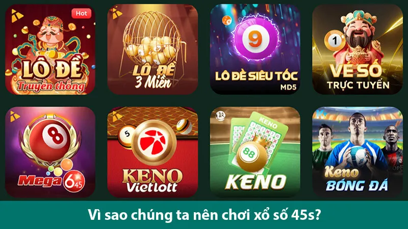 Trải nghiệm đam mê với xổ số nhanh 45 giây, thưởng cực khủng